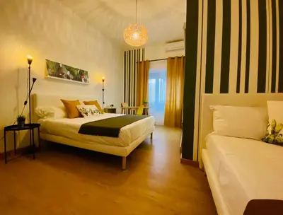 Letto o letti in una camera di Amurì