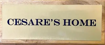 Certificato, attestato, insegna o altro documento esposto da CESARE'S HOME