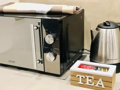 Set per la preparazione di tè e caffè presso Dimora del Monsignore