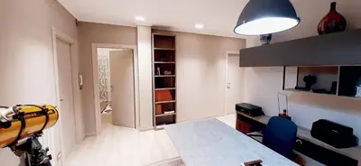 Letto o letti in una camera di Villa Etna