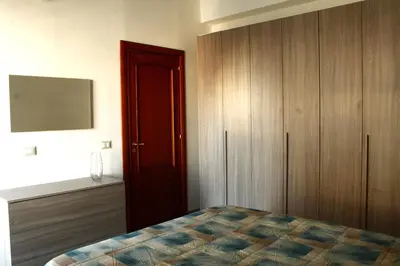 Letto o letti in una camera di Casetta di Angie