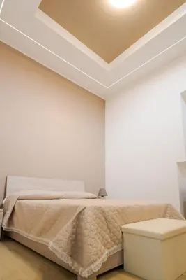 Letto o letti in una camera di Barraco's House