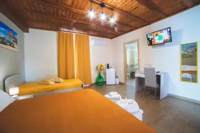Letto o letti in una camera di La Vie Fuille Bed and Breakfast