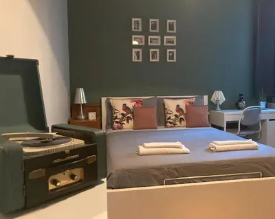 Letto o letti in una camera di TABULA Platino HOUSE