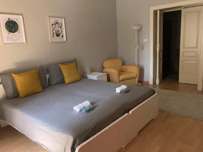 Letto o letti in una camera di TABULA Platino HOUSE