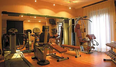 Palestra o centro fitness di Best Western Hotel Mediterraneo