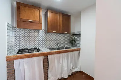 Cucina o angolo cottura di Casa Scala