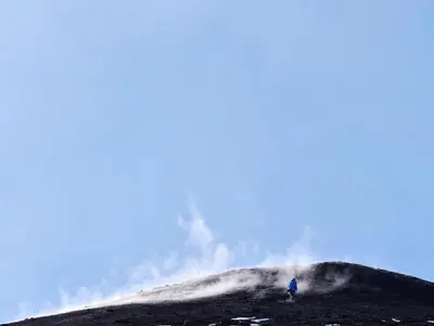 Sotto Il Vulcano durante l'inverno