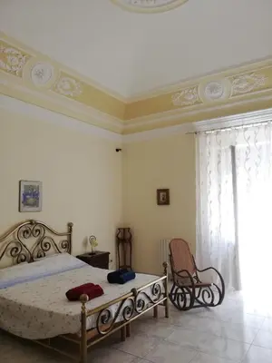 Letto o letti in una camera di Inna's rooms in the History center
