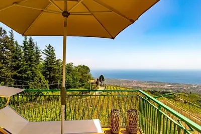 Paesaggio naturale nelle vicinanze della casa vacanze