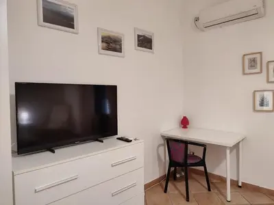 TV o dispositivi per l'intrattenimento presso Appartamento Aci Sant'Antonio