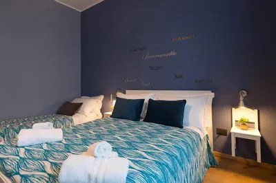 Letto o letti in una camera di B&B Miro Centro Catania