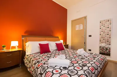Letto o letti in una camera di B&B Miro Centro Catania