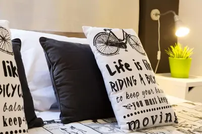 Letto o letti in una camera di B&B Miro Centro Catania
