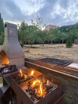 Paesaggio naturale nelle vicinanze della villa