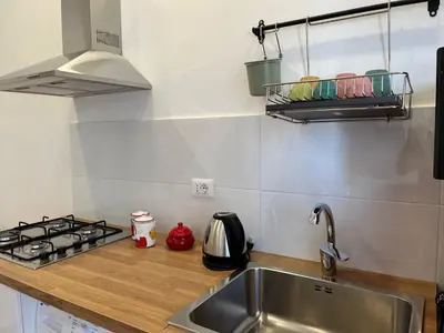 Cucina o angolo cottura di Casa Vacanze Caramagna 2
