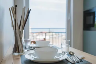 TV o dispositivi per l'intrattenimento presso Occhi sul mare Apartment