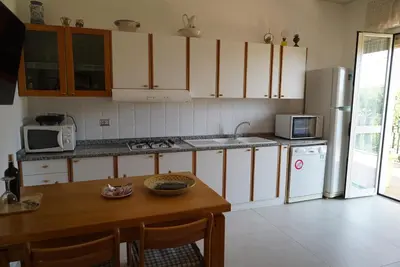 Cucina o angolo cottura di La Magnolia