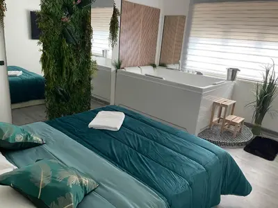 Letto o letti in una camera di Le Suite del Lungomare Catania