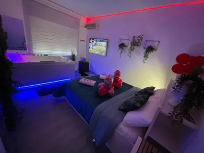 Letto o letti in una camera di Le Suite del Lungomare Catania