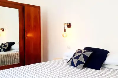 Letto o letti in una camera di Casaammari
