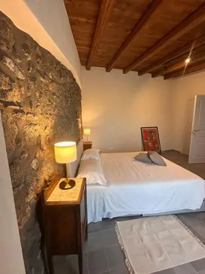 Letto o letti in una camera di La Cantina Villa di campagna