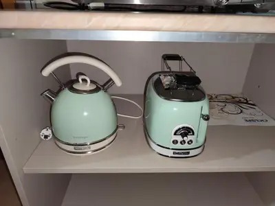 Set per la preparazione di tè e caffè presso La Casa Di Via Marzulli