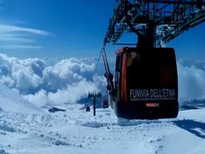 Etna Villa il Pino durante l'inverno