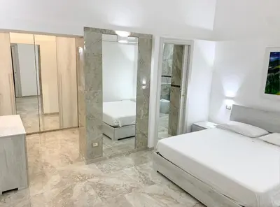 Letto o letti in una camera di Giorgi Lux