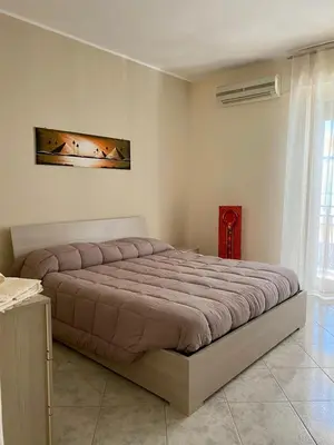 Letto o letti in una camera di Il Nido di Giò