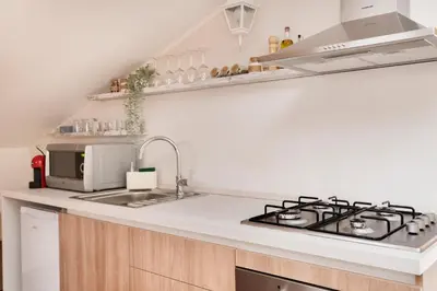 Cucina o angolo cottura di Daniele's Suite. Etna, Sea & much more...