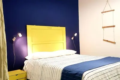 Letto o letti in una camera di Al Capo